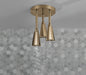 Delta Universal Showering Components 57140 H2OKINETIC Pendant Raincan Shower Head, champagne bronze - view 2