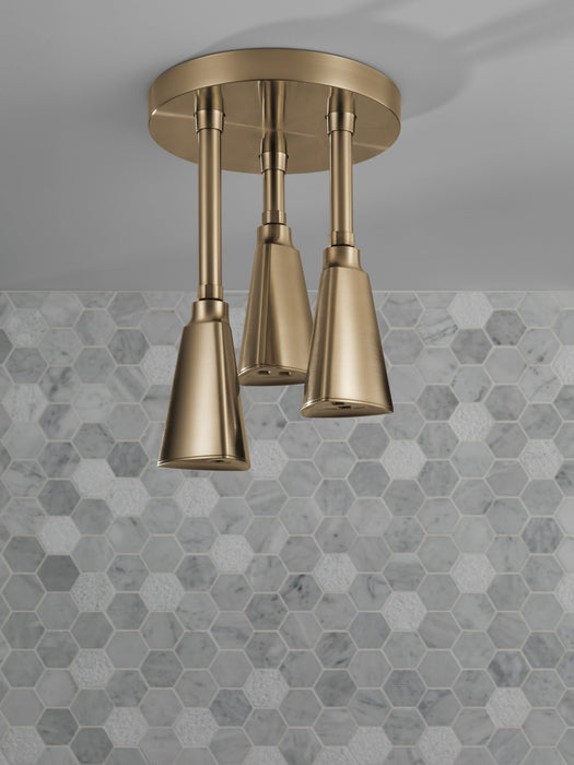 Delta Universal Showering Components 57140 H2OKINETIC Pendant Raincan Shower Head, champagne bronze - view 3