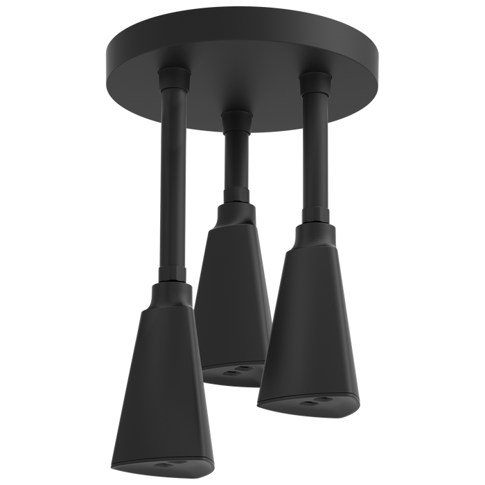 Delta Universal Showering Components 57140 H2OKINETIC Pendant Raincan Shower Head, matte black
