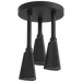 Delta Universal Showering Components 57140 H2OKINETIC Pendant Raincan Shower Head, matte black