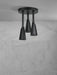 Delta Universal Showering Components 57140 H2OKINETIC Pendant Raincan Shower Head, matte black - view 2