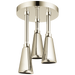 Delta Universal Showering Components 57140 H2OKINETIC Pendant Raincan Shower Head, polished nickel