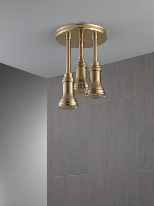 Delta Universal Showering Components 57190 H2OKINETIC Pendant Raincan Shower Head with LED Light, champagne bronze - view 3