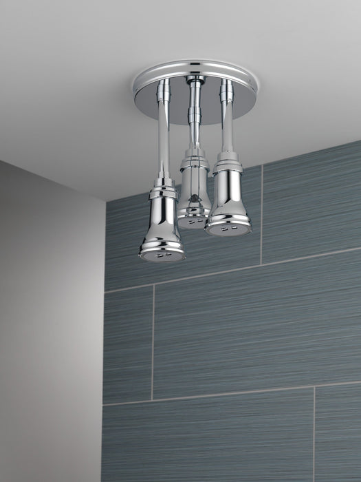 Delta Universal Showering Components 57190 H2OKINETIC Pendant Raincan Shower Head with LED Light, chrome - view 3