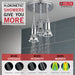 Delta Universal Showering Components 57190 H2OKINETIC Pendant Raincan Shower Head with LED Light, chrome - view 5