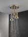 Delta Universal Showering Components 57190 H2OKINETIC Pendant Raincan Shower Head with LED Light, polished nickel - view 2