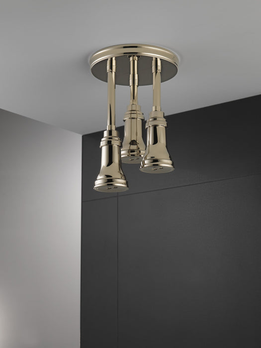 Delta Universal Showering Components 57190 H2OKINETIC Pendant Raincan Shower Head with LED Light, polished nickel - view 3