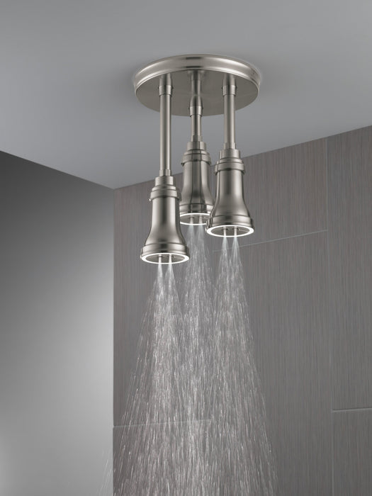 Delta Universal Showering Components 57190 H2OKINETIC Pendant Raincan Shower Head with LED Light, stainless steel - view 2