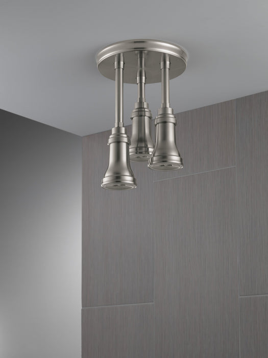 Delta Universal Showering Components 57190 H2OKINETIC Pendant Raincan Shower Head with LED Light, stainless steel - view 3