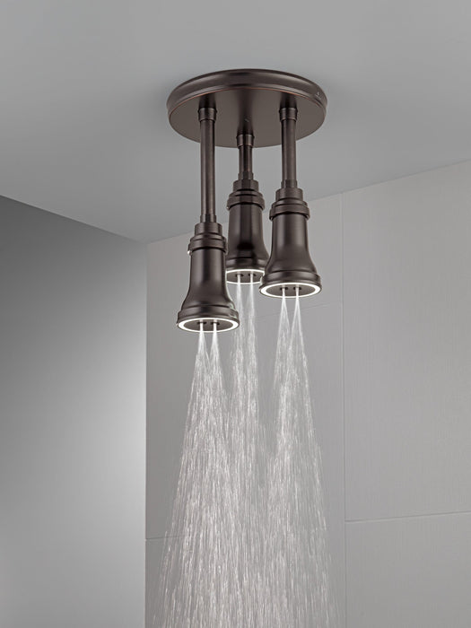 Delta Universal Showering Components 57190 H2OKINETIC Pendant Raincan Shower Head with LED Light, venetian bronze - view 2