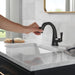 Delta Stryke 577 Single Handle Pull Down Bathroom Faucet, matte black - view 4