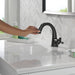 Delta Stryke 5776 Single Handle Pull Down Bathroom Faucet, matte black - view 3