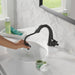Delta Stryke 5776 Single Handle Pull Down Bathroom Faucet, matte black - view 4