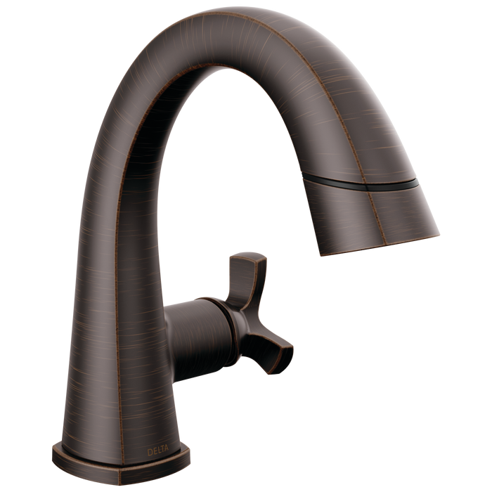 Delta Stryke 5776 Single Handle Pull Down Bathroom Faucet, venetian bronze