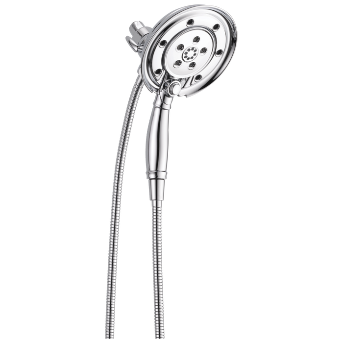 Delta Universal Showering Components 58471 H2OKINETIC In2ition 4-Setting Two-in-One Shower, chrome