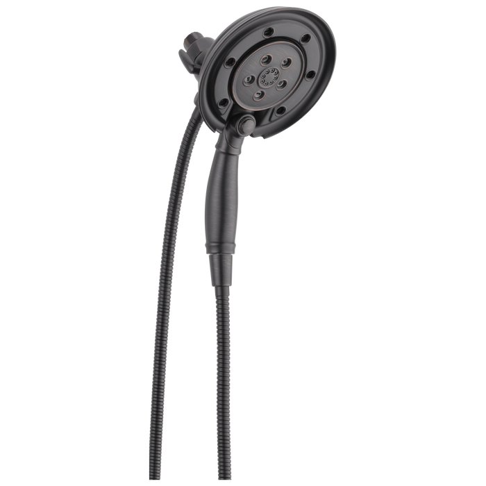 Delta Universal Showering Components 58471 H2OKINETIC In2ition 4-Setting Two-in-One Shower, venetian bronze