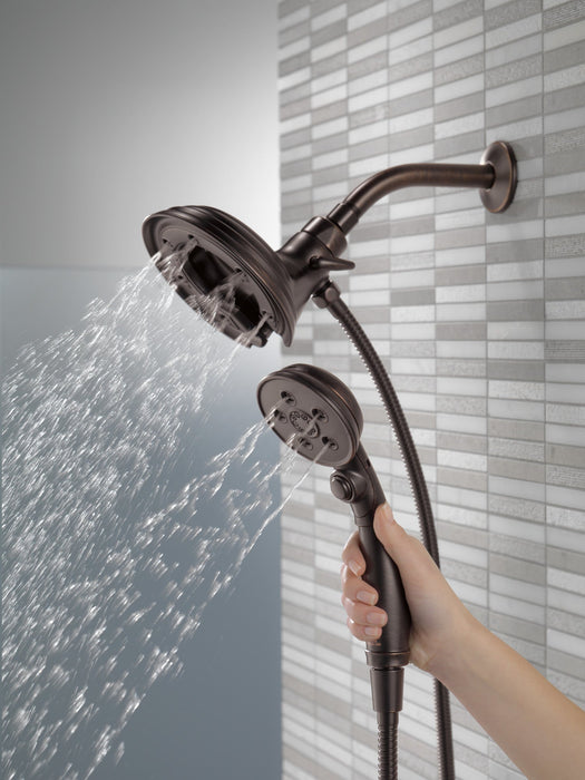 Delta Universal Showering Components 58471 H2OKINETIC In2ition 4-Setting Two-in-One Shower, venetian bronze - view 3