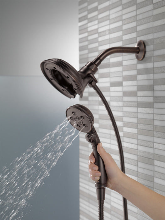 Delta Universal Showering Components 58471 H2OKINETIC In2ition 4-Setting Two-in-One Shower, venetian bronze - view 4