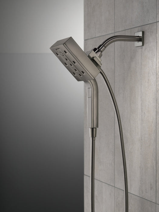 Delta Universal Showering Components 58473 H2OKINETIC In2ition 4-Setting Two-in-One Shower (Recertified)
