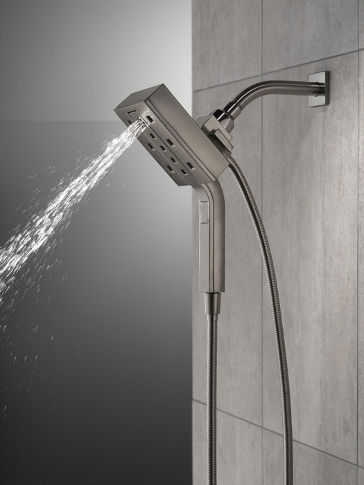 Delta Universal Showering Components 58473 H2OKINETIC In2ition 4-Setting Two-in-One Shower (Recertified)