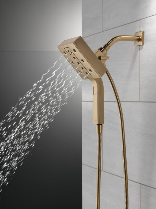 Delta Universal Showering Components 58473 H2OKINETIC In2ition 4-Setting Two-in-One Shower (Recertified)