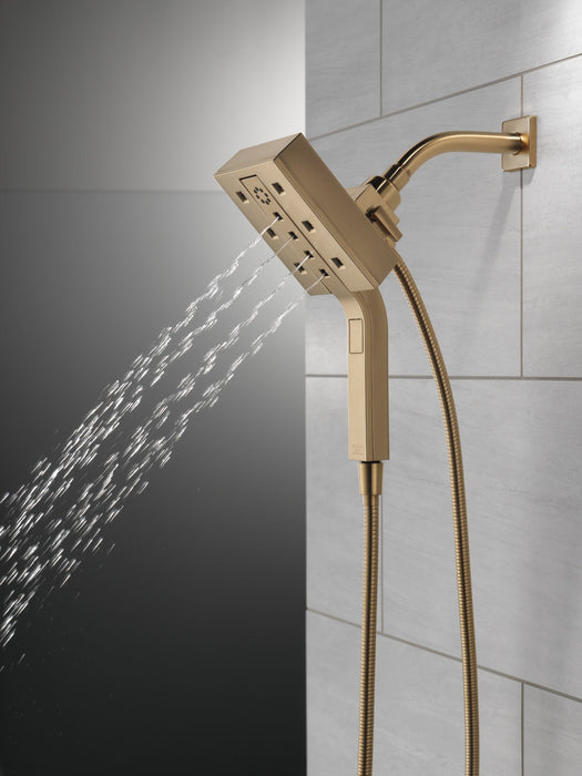 Delta Universal Showering Components 58473 H2OKINETIC In2ition 4-Setting Two-in-One Shower (Recertified)