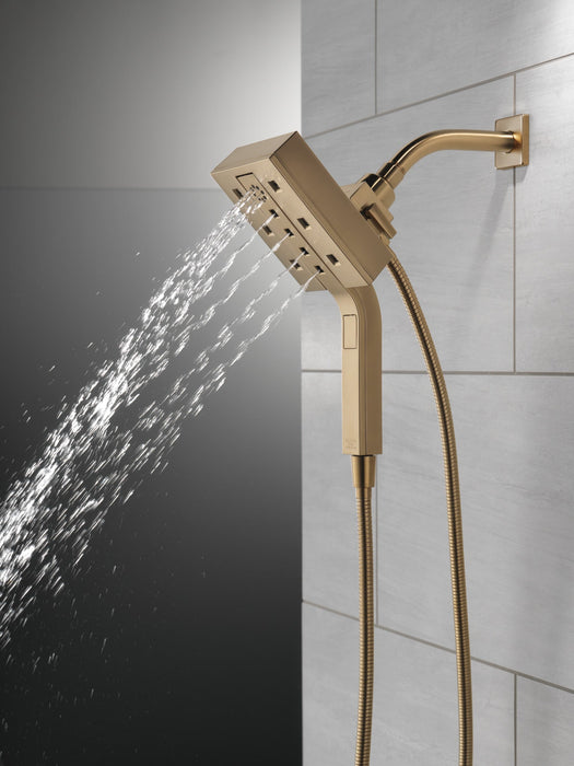 Delta Universal Showering Components 58473 H2OKINETIC In2ition 4-Setting Two-in-One Shower (Recertified)