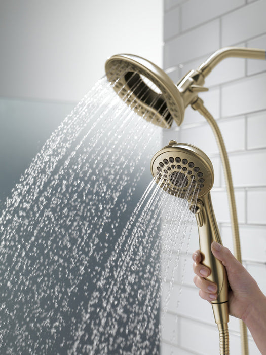 Delta Universal Showering Components 58569 In2ition 5-Setting Two-in-One Shower, champagne bronze - view 3