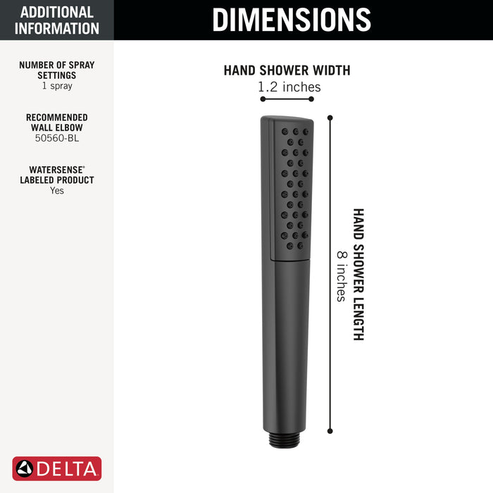 Delta Universal Showering Components 59808 Premium Single-Setting Hand Shower