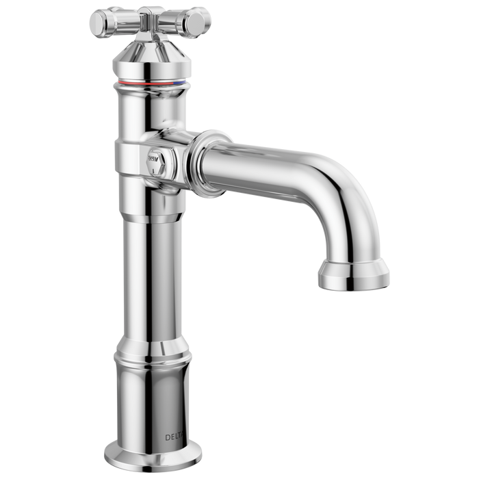 Delta Broderick 687 Single Handle Bathroom Faucet, lumicoat chrome