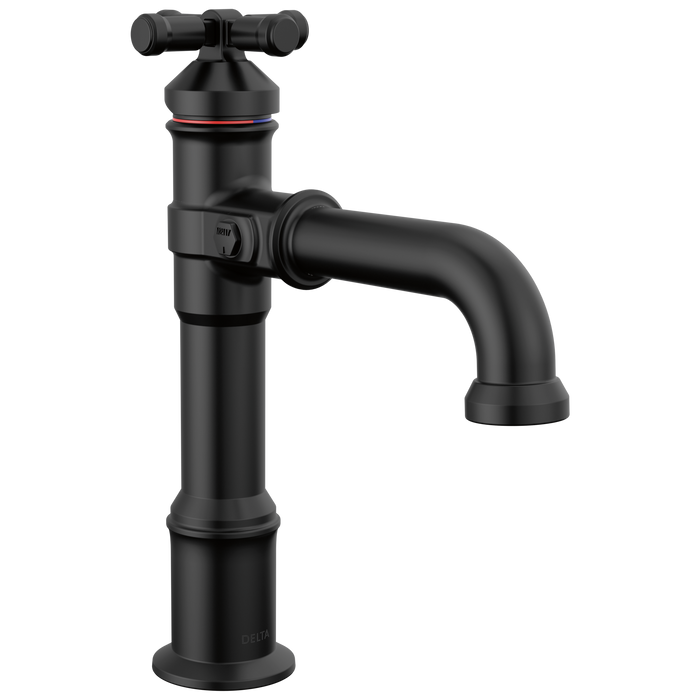 Delta Broderick 687 Single Handle Bathroom Faucet, matte black