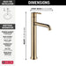 Delta Trinsic 759 Single Handle Vessel Bathroom Faucet, champagne bronze - view 2