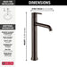 Delta Trinsic 759 Single Handle Vessel Bathroom Faucet, venetian bronze - view 2