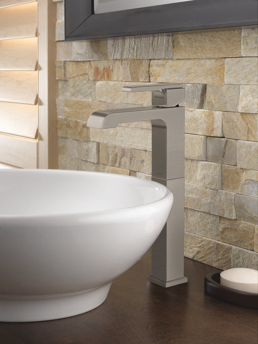 Delta Ara 767LF Single Handle Vessel Bathroom Faucet, stainless - view 2