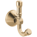 Delta Broderick 78435 Double Robe Hook, champagne bronze