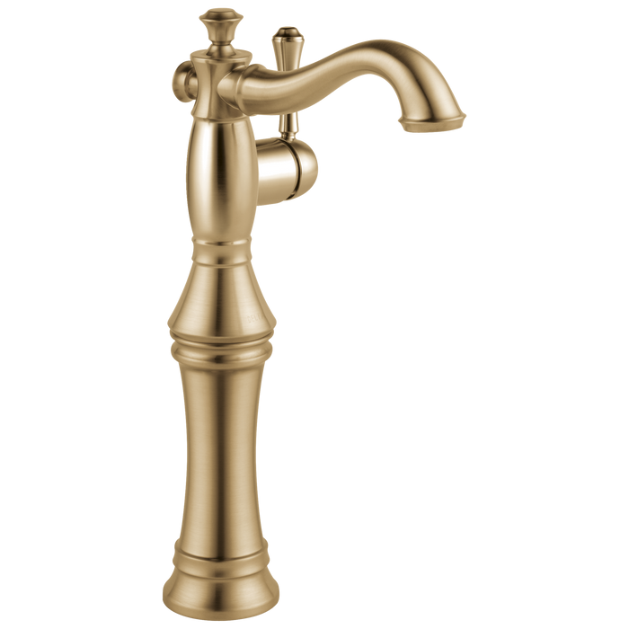 Delta Cassidy 797LF Single Handle Vessel Bathroom Faucet, champagne bronze