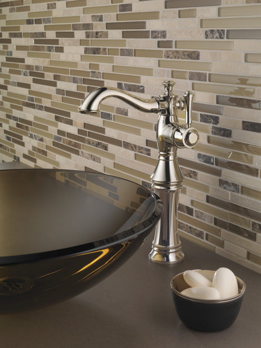 Delta Cassidy 797LF Single Handle Vessel Bathroom Faucet, polished nickel - view 3