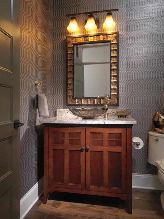 Delta Cassidy 798LF Single Handle Channel Vessel Bathroom Faucet, champagne bronze - view 5