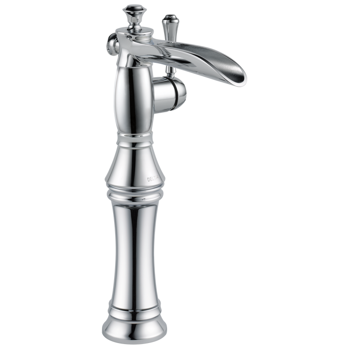 Delta Cassidy 798LF Single Handle Channel Vessel Bathroom Faucet, chrome