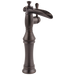 Delta Cassidy 798LF Single Handle Channel Vessel Bathroom Faucet, venetian bronze