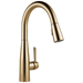 Delta Essa 9113 Single Handle Pull-Down Kitchen Faucet, champagne bronze
