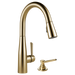 Delta Essa 9113 Single Handle Pull-Down Kitchen Faucet, champagne bronze - view 2