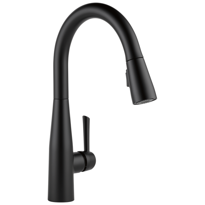 Delta Essa 9113 Single Handle Pull-Down Kitchen Faucet, matte black