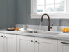 Delta Essa 9113 Single Handle Pull-Down Kitchen Faucet, venetian bronze - view 3
