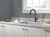 Delta Essa 9113 Single Handle Pull-Down Kitchen Faucet, venetian bronze - view 5