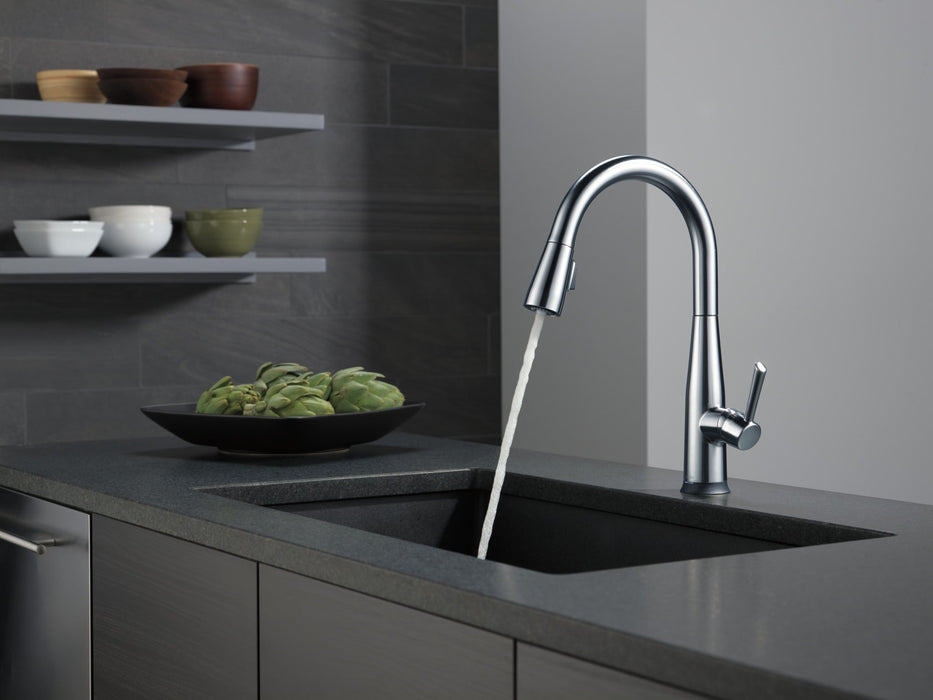 Delta Essa 9113T Single Handle Pull-Down Kitchen Faucet with TouchTouch 2O Technology