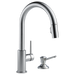 Delta Trinsic 9159 Single Handle Pull-Down Kitchen Faucet, arctic stainless - view 2