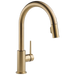 Delta Trinsic 9159 Single Handle Pull-Down Kitchen Faucet, champagne bronze