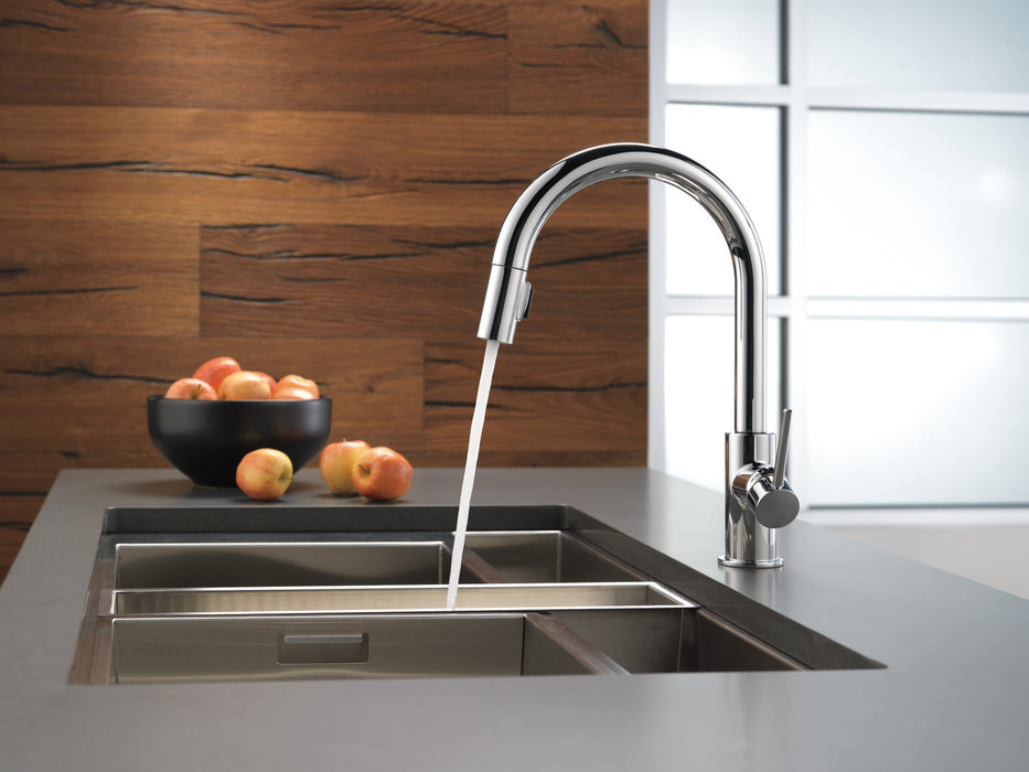 Delta Trinsic 9159 Single Handle Pull-Down Kitchen Faucet, chrome - view 5