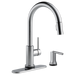 Delta Trinsic 9159T Single Handle Pull-Down Kitchen Faucet with TouchTouch 2O Technology, arctic stainless - view 2